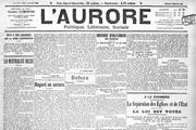 Le journal « L’Aurore » du 4 juillet 1905.