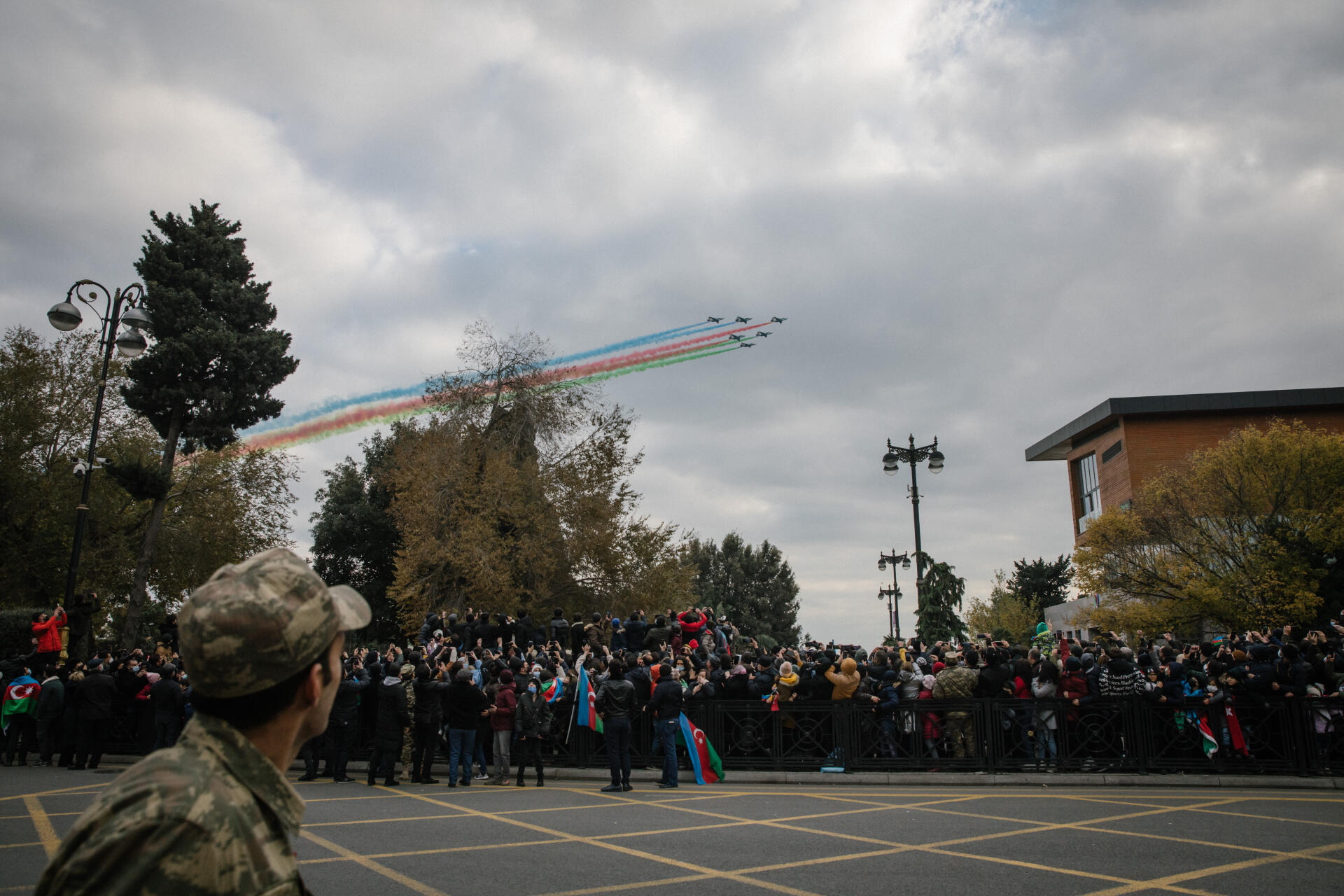 Défilé militaire à Bakou (Azerbaïdjan), le 10 décembre.