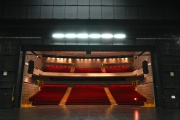 La scène de la salle principale du théâtre La Filature, à Mulhouse.