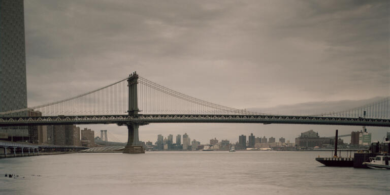 Manhattan Bridge (taken from under the Brooklyn Bridge), December 4, 2020