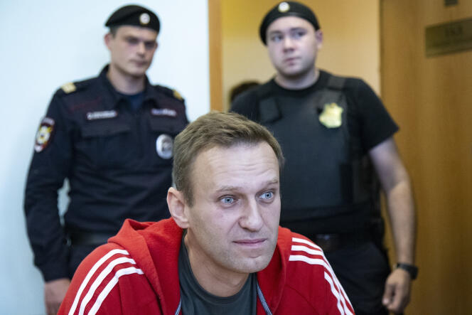 L’opposant russe Alexeï Navalny, le 22 août 2019 à Moscou.