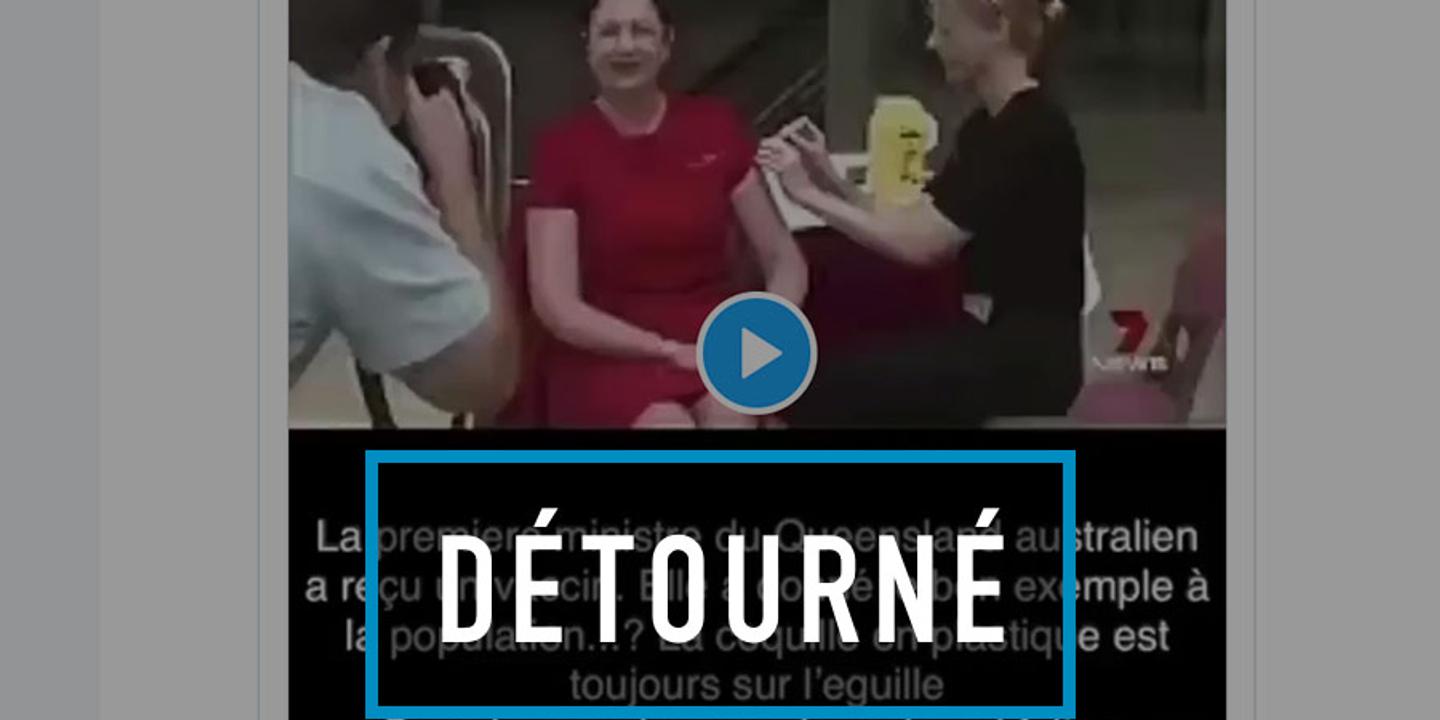 la video du semblant d injection de la premiere ministre du queensland est truquee