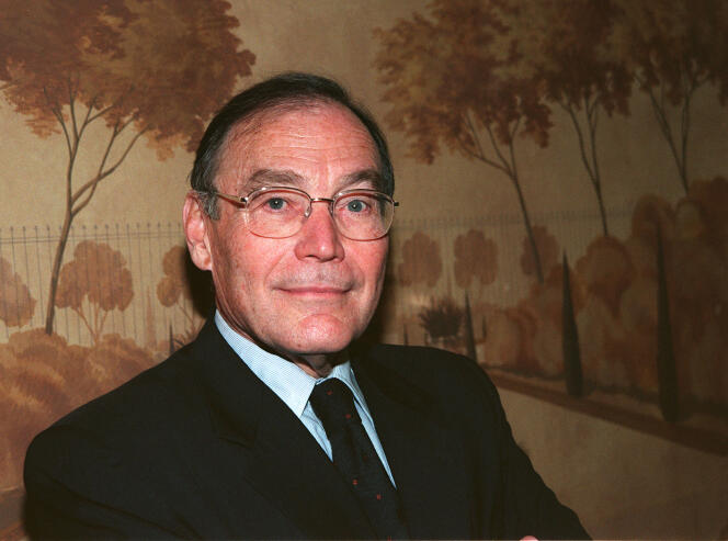 Noël Goutard à Paris, en novembre 1998.