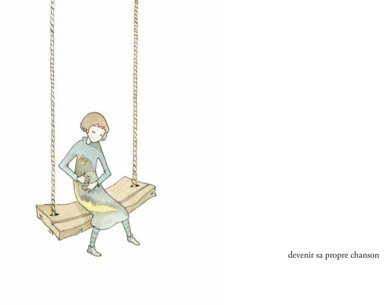 Extrait de « Peut-être », de Martine Delerm.