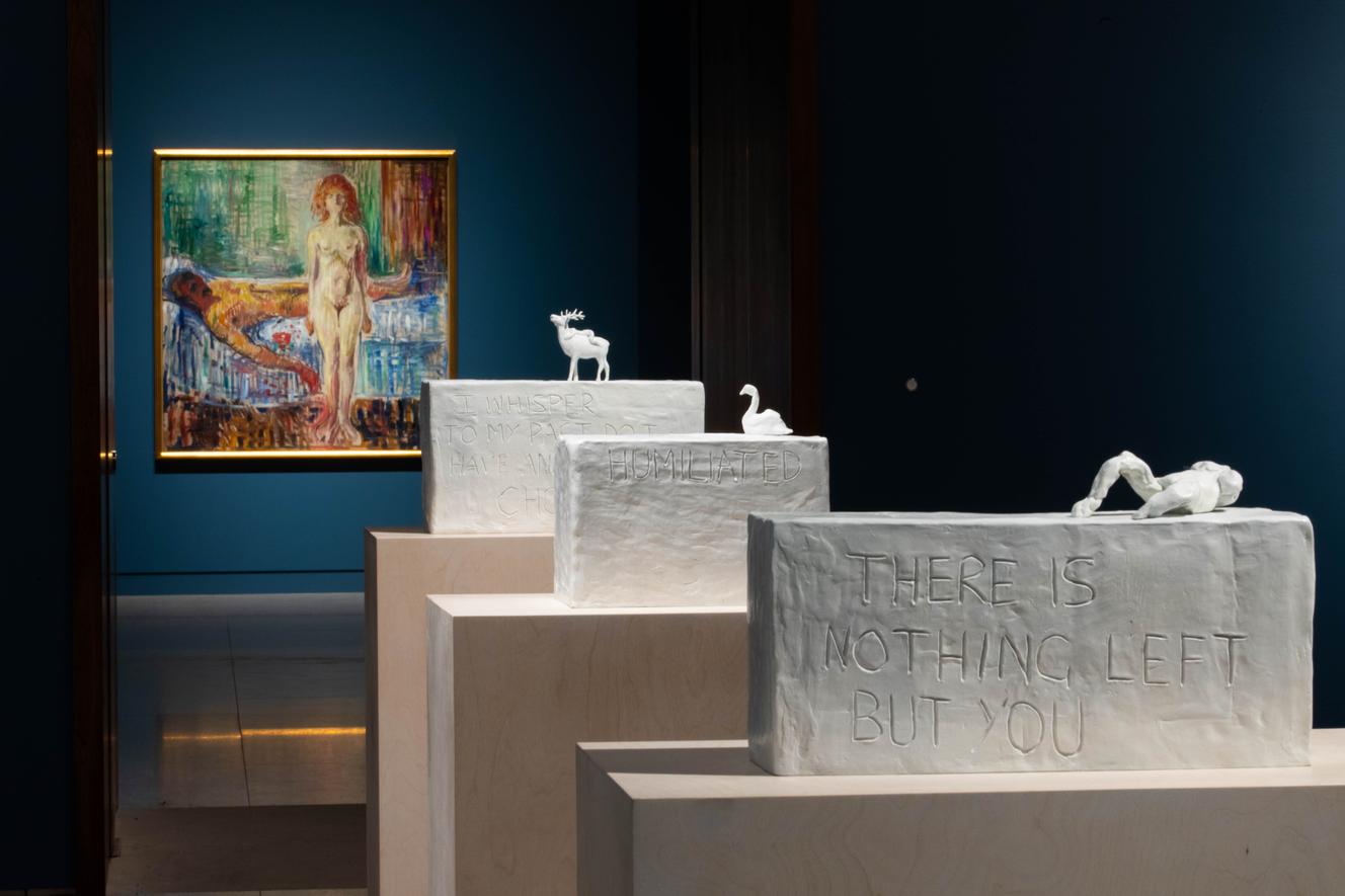 Exposition croisée Tracey Emin-Edvard Munch intitulée « The Loneliness of the Soul », à la Royal Academy of Arts à Londres.