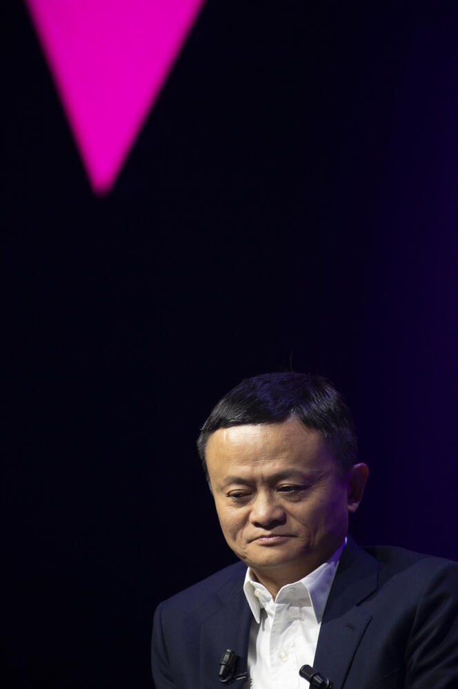 Jack Ma, le fondateur d’Alibaba, en mai 2019 à Paris.