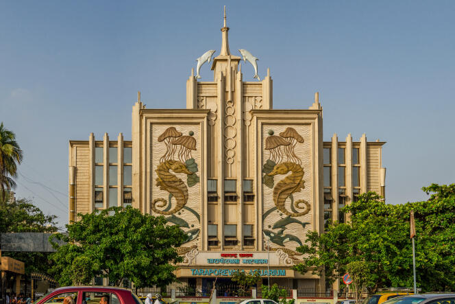 L’immeuble abritant le Taraporevala Aquarium, à Mumbai.