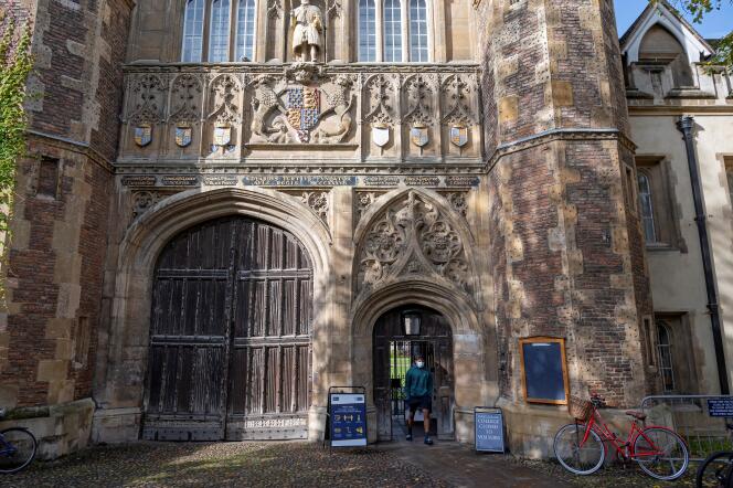 A l’université de Cambridge (Royaume-Uni), le 14 octobre.