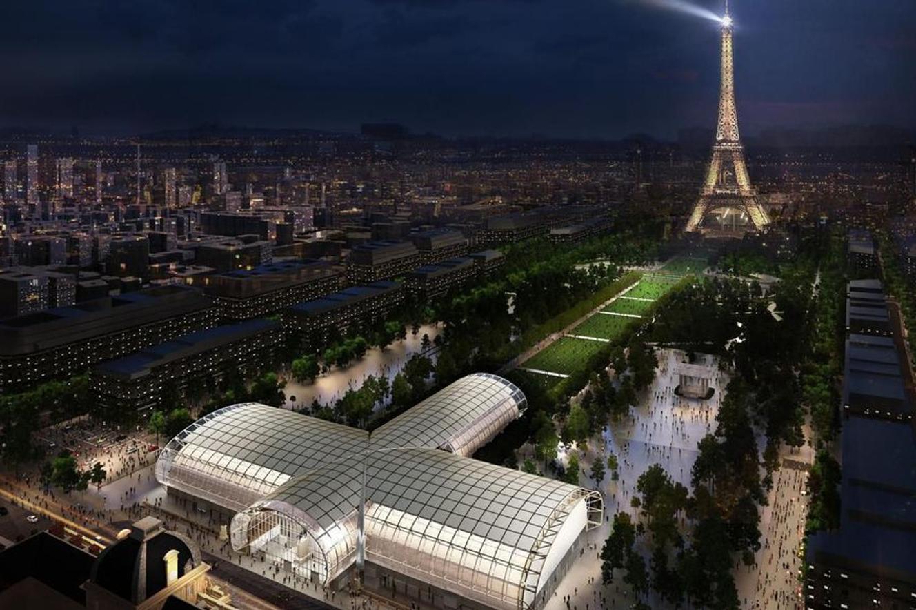 Le Grand Palais éphémère, pomme de discorde du jardin d'Eiffel