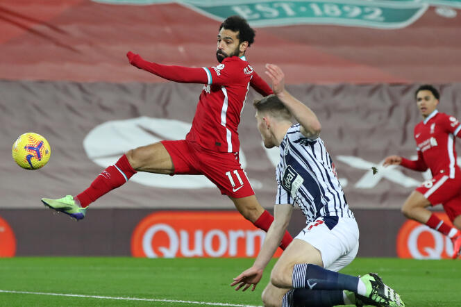 L’Egyptien Mohamed Salah continue de survoler le terrain à Liverpool, le 27 décembre 2020.