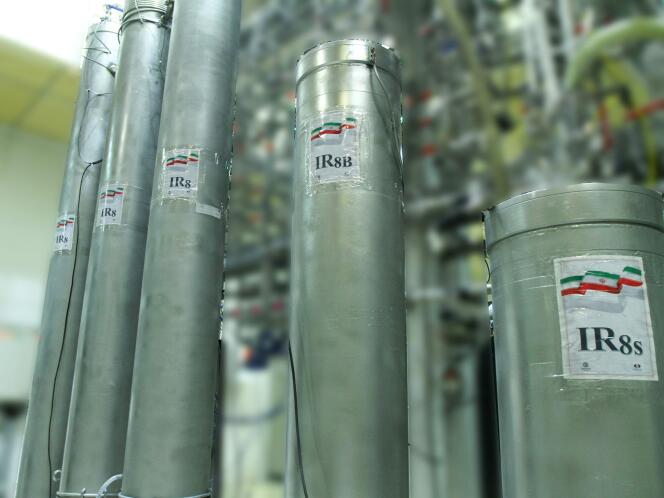 Une photo publiée par l’Organisation iranienne de l’énergie atomique, le 4 novembre 2019, montrant les installations d’enrichissement atomique du centre de recherche nucléaire de Natanz.