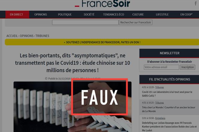 Le site de « France Soir ».