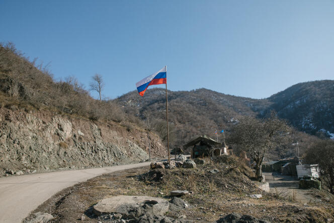 Le monastère arménien de Dadivank (Haut-Karabakh), ici le 21 décembre 2020, est protégé par la Russie.