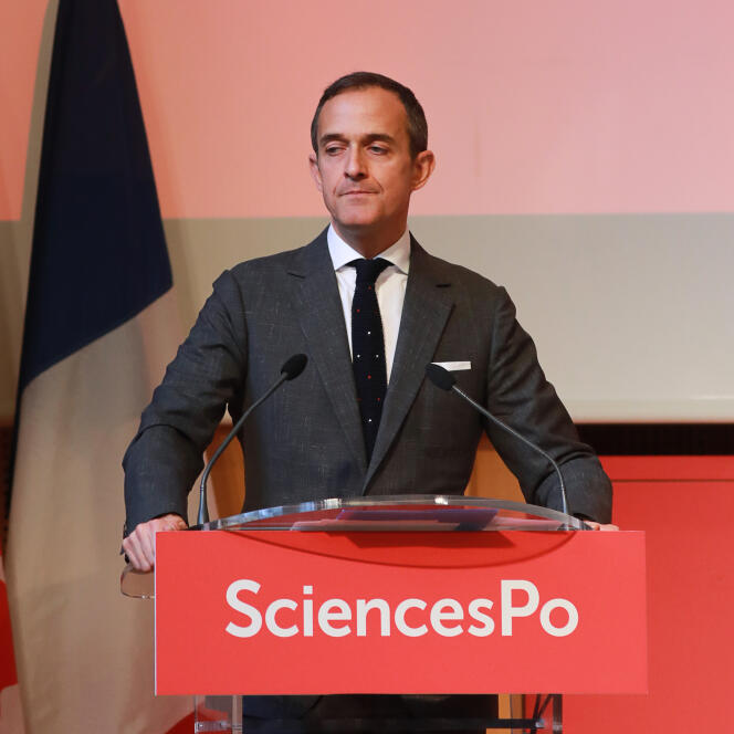 Frédéric Mion, directeur de Sciences Po, en avril 2018 à Paris.