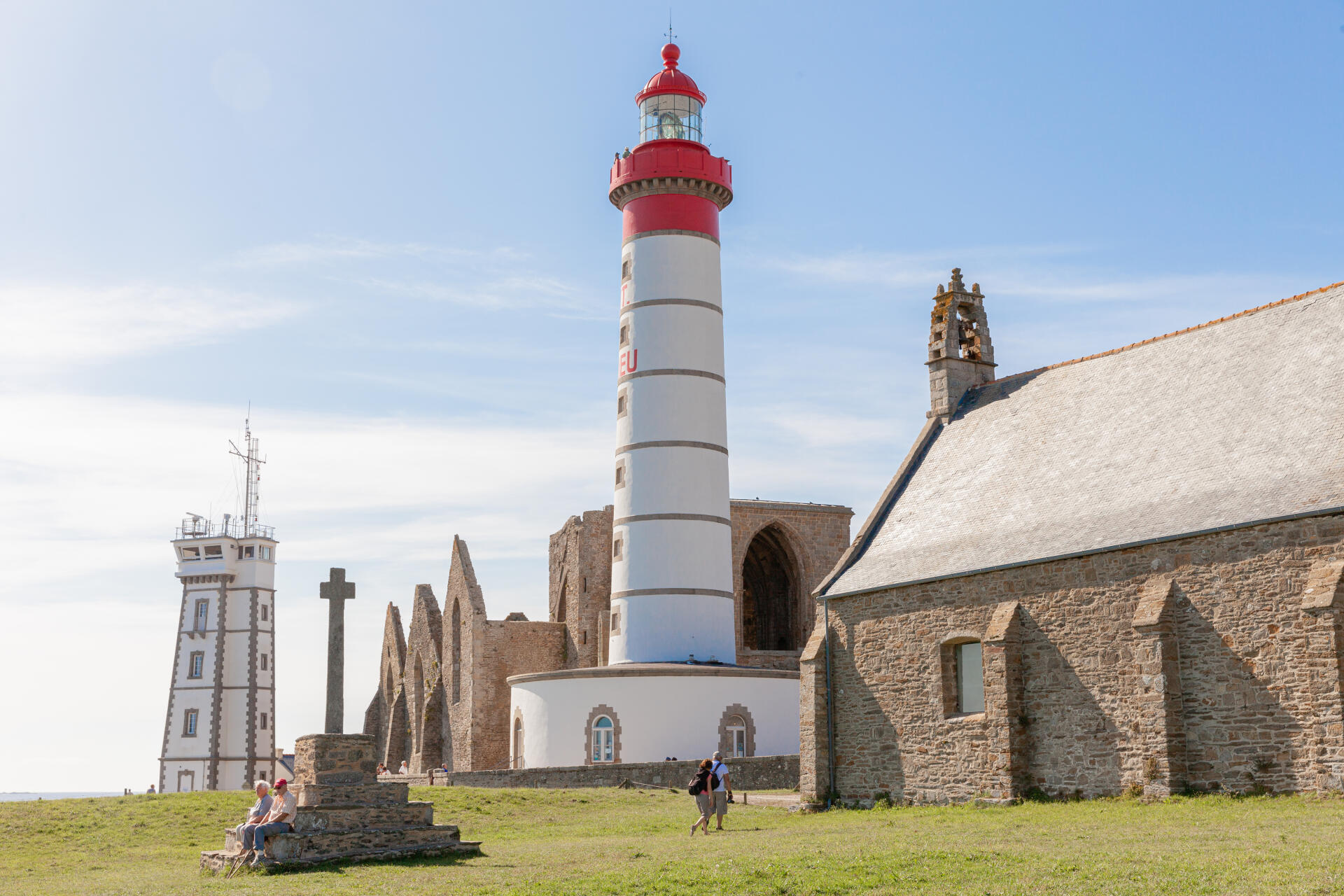 Le phare Saint-Mathieu, au sud du Conquet.