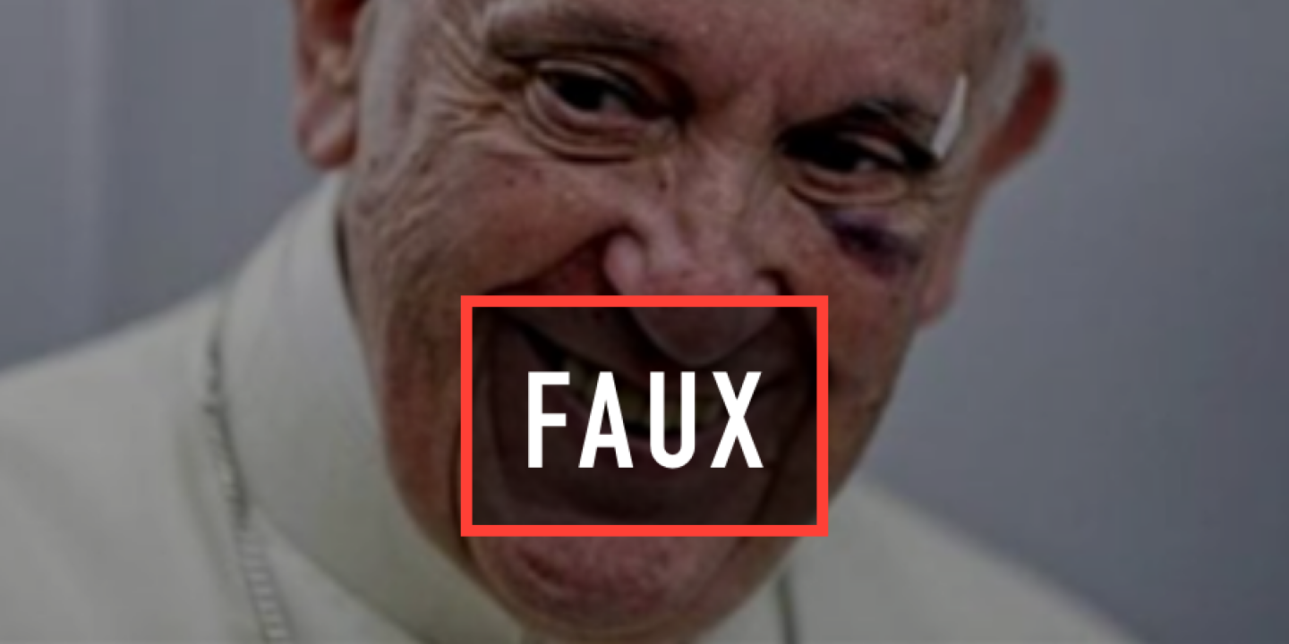 Le pape prétendument « arrêté pour trafic d’enfants », une rumeur tout droit sortie de QAnon