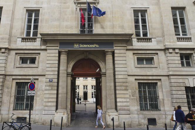L’Institut d’études politiques de Paris, rue Saint-Guillaume, dans le 7e arrondissement.