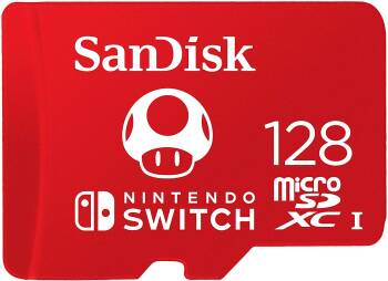La meilleure carte microSD La carte SanDisk MicroSDXC pour Nintendo Switch (128 Go)