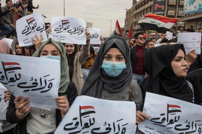 Le 9 février 2020, des milliers d’étudiants ont manifesté de l’université de Bagdad jusqu’à la place Tahrir, épicentre de la contestation irakienne, ainsi que dans d’autres villes du sud du pays.