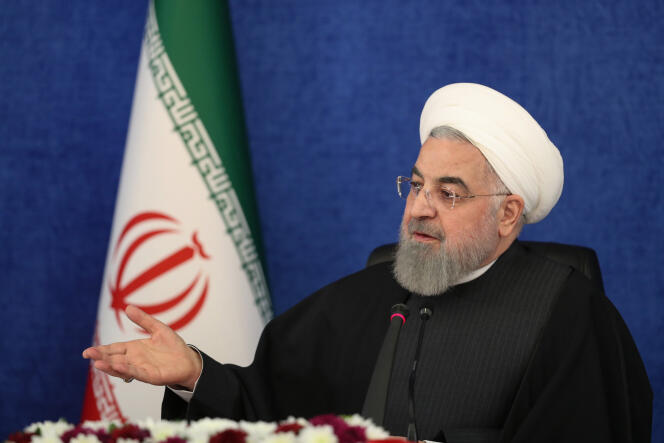 Le président iranien Hassan Rohani, le 9 janvier à Téhéran.