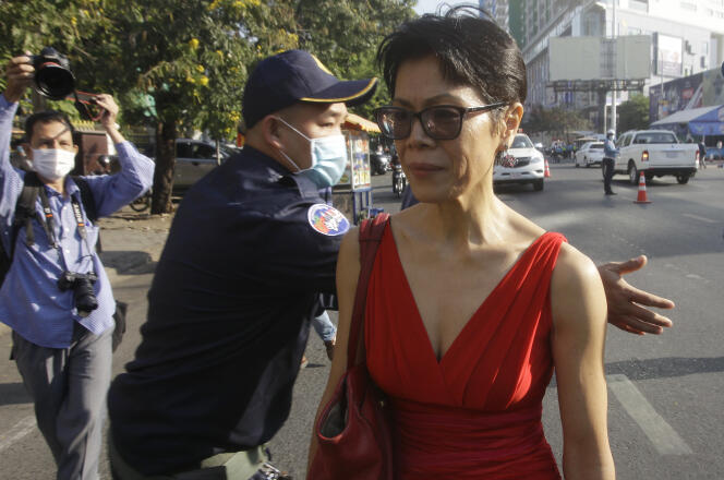 L’avocate américano-cambodgienne Theary Seng, le 14 janvier à Phnom Penh.