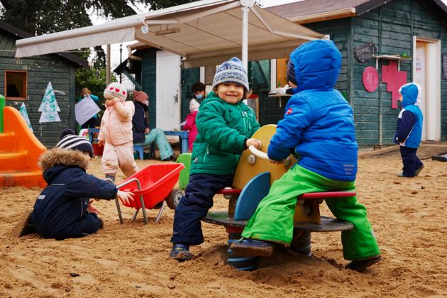 La halte-garderie de plein air, en plein coeur de Paris.