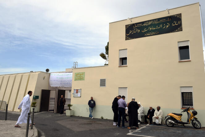 La mosquée du quartier de La Paillade à Montpellier, en 2015. Le maire Michaël Delafosse s’est opposé à sa vente au ministère des cultes du royaume du Maroc.