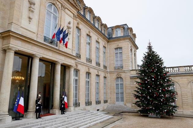Le palais de l’Elysée, en décembre 2020.