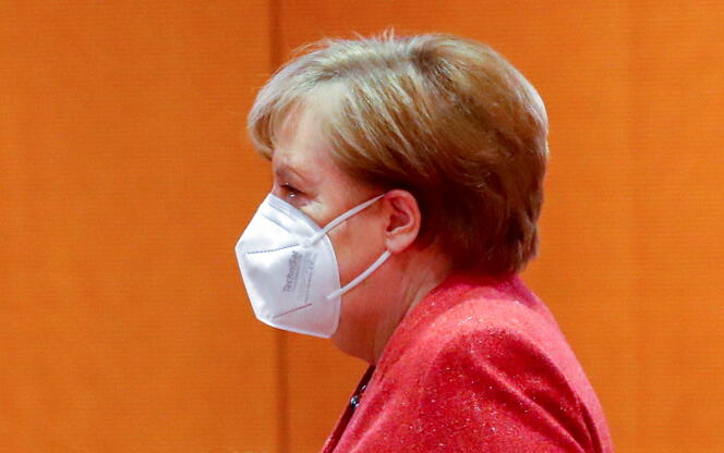 Angela Merkel, le 20 janvier, à Berlin.