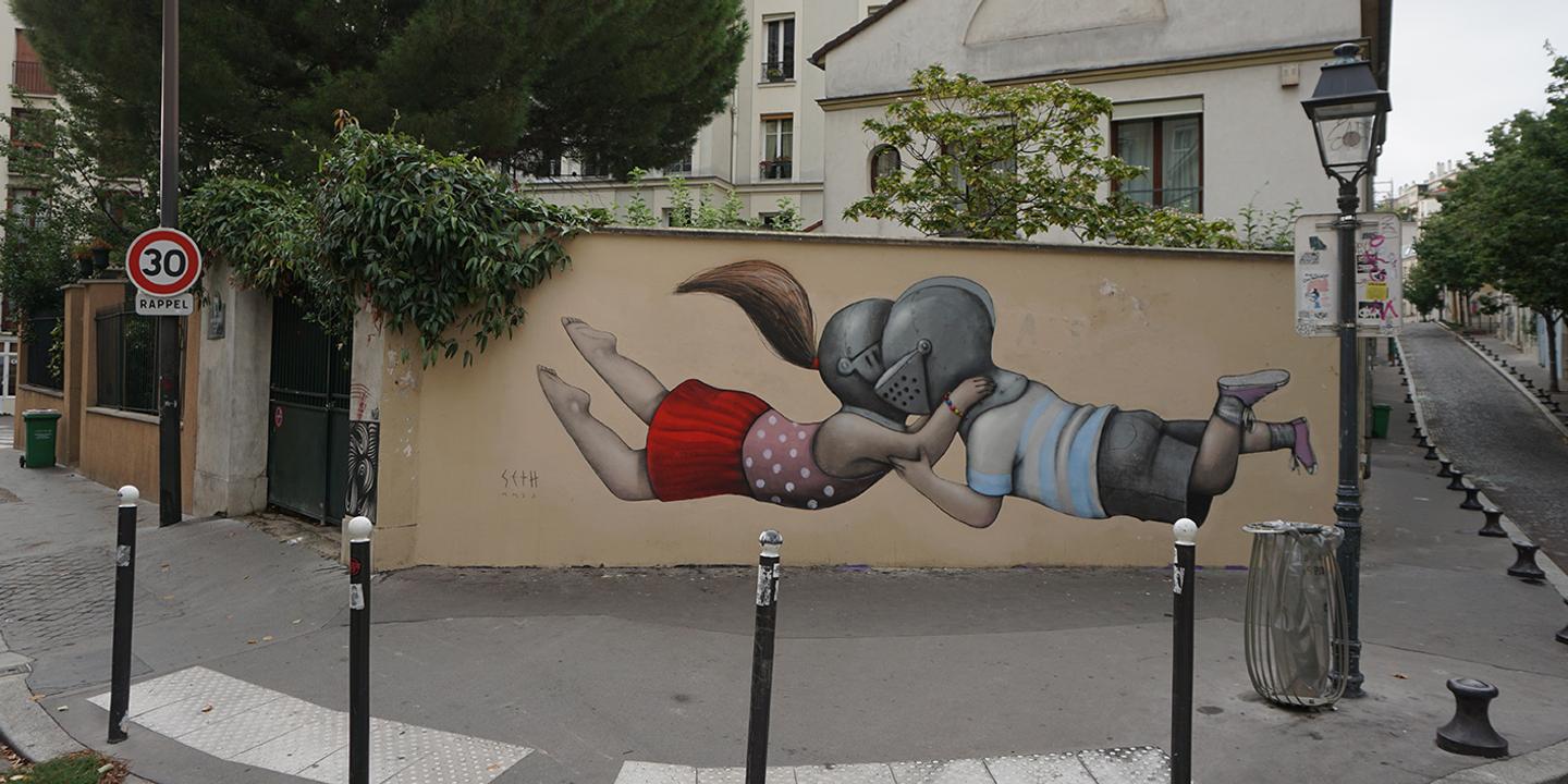 Dans les rues de Paris, le coronavirus inspire les street-artistes