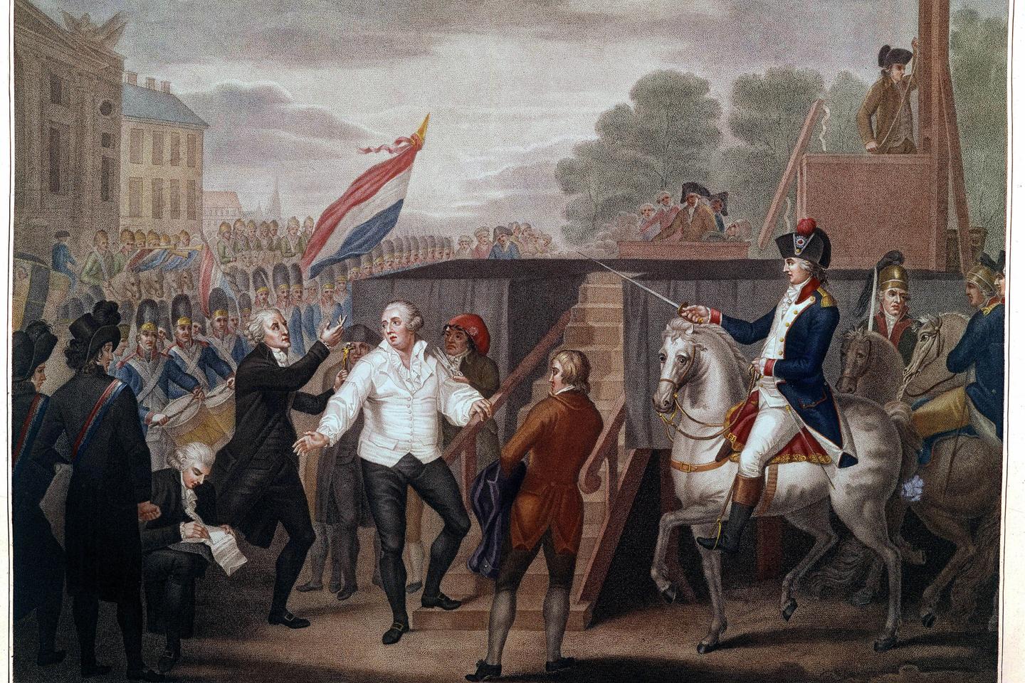 « L’Exécution du roi », de JeanClément Martin Louis XVI entre la vie