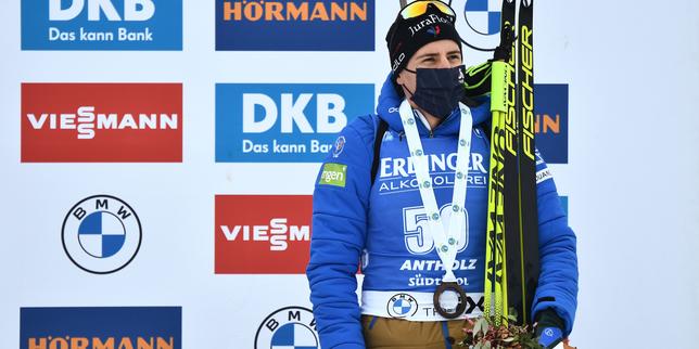 Biathlon : Quentin Fillon Maillet s’offre un podium à l’arraché à Antholz-Anterselva