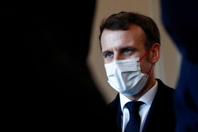 Emmanuel Macron à Brest le 19 janvier.