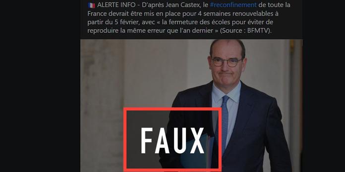 Non Un Reconfinement Avec Fermeture Des Ecoles N A Ete Annonce Ni Pour Le 5 Fevrier Ni Pour Le 12 Fevrier