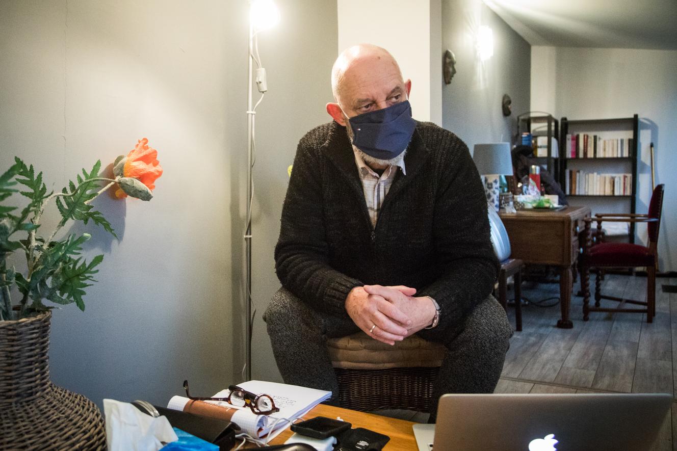 Eric Doazan mène des consultations auprès de chefs d'entreprise perdus et déprimés en raison de la pandémie de Covid-19.