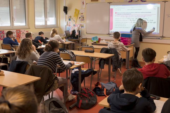Dans une classe du collège Lucien-Colon, à Lapalisse (Allier), le 2 décembre 2019.