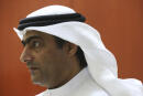 FILE - In this Aug. 25, 2016 file photo, human rights activist Ahmed Mansoor speaks to Associated Press journalists in Ajman, United Arab Emirates. Amnesty International says Ahmed Mansoor was detained overnight Monday, March 20, 2017 after a surprising overnight raid by 10 male and two female security officials who searched his children’s bedroom. Electronic devices were confiscated and his wife was not informed of where he was being taken. (AP Photo/Jon Gambrell, File)