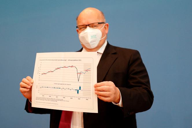 Le ministre allemand de l’économie, Peter Altmaier, lors d’une conférence de presse, à Berlin, le 27 janvier.