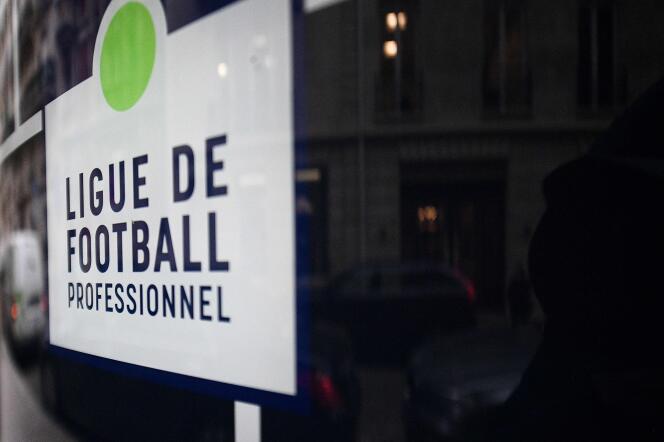 Le siège de la Ligue française de football professionnel, à Paris, le 1er février.