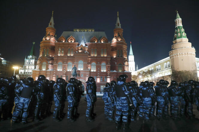 Sur la place Rouge, à Moscou, le 2 février.
