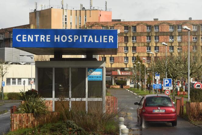 Le centre hospitalier de Dax, le 10 février 2021.