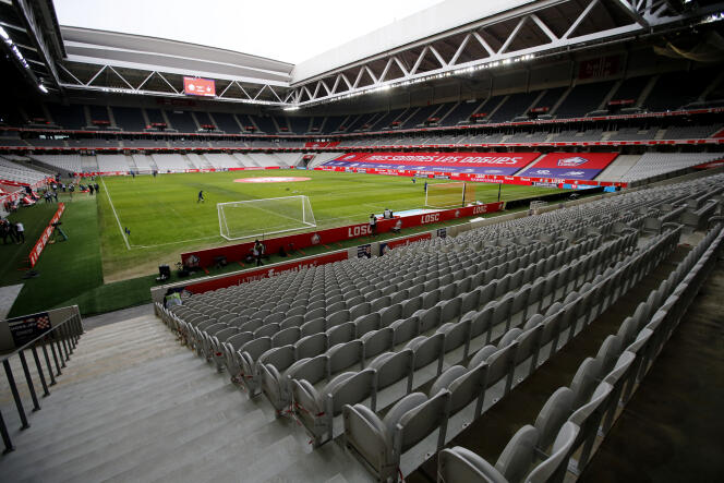 Le stade Pierre-Mauroy à Lille, en février 2021.
