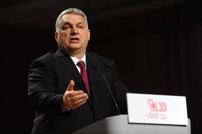Le premier ministre hongrois, Viktor Orban, lors d’une réunion du groupe de Visegrad (Hongrie, Pologne, République tchèque et Slovaquie), le 17 février à Cracovie.