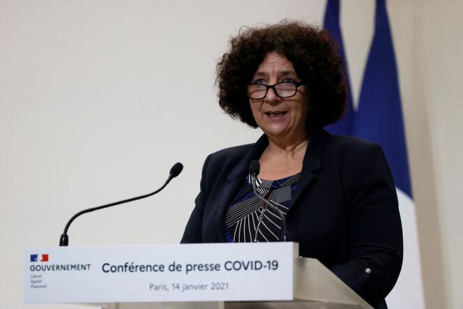 Frédérique Vidal, la ministre de l’enseignement supérieur, ici à Paris le 14 janvier 2021, déclare souhaiter « une approche rationelle et scientifique du sujet », après ces déclarations sur « l’islamo-gauchisme ».