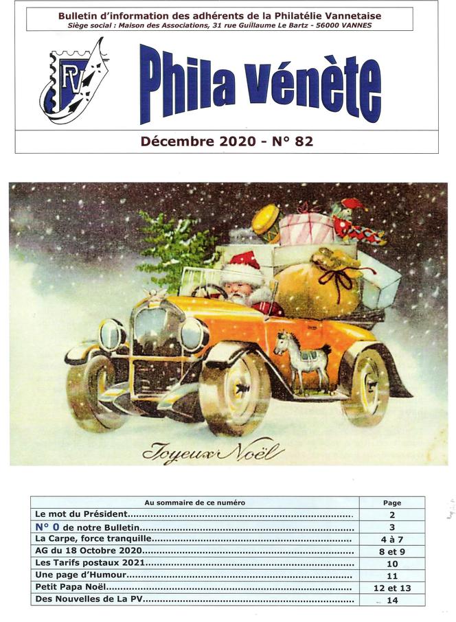 La Force Tranquille De La Carpe Dans Le Bulletin De La Philatelie Vannetaise