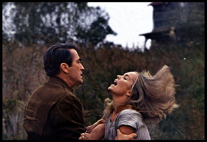 Le shérif Tawes (Gregory Peck) et Alma McCain (Tuesday Weld) dans « I Walk The Line » (« Le Pays de la violence », 1970), de John Frankenheimer.