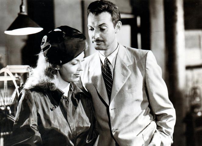 Kay Medford et Zachary Scott dans « Guilty Bystander », de Joseph Lerner.