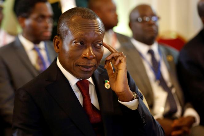 Le président béninois Patrice Talon est candidat à sa réélection. Ici, à Abidjan, en avril 2017.
