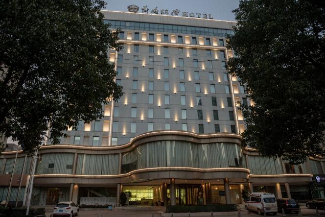 Le Jade Boutique Hotel, à Wuhan le 24 janvier 2021.