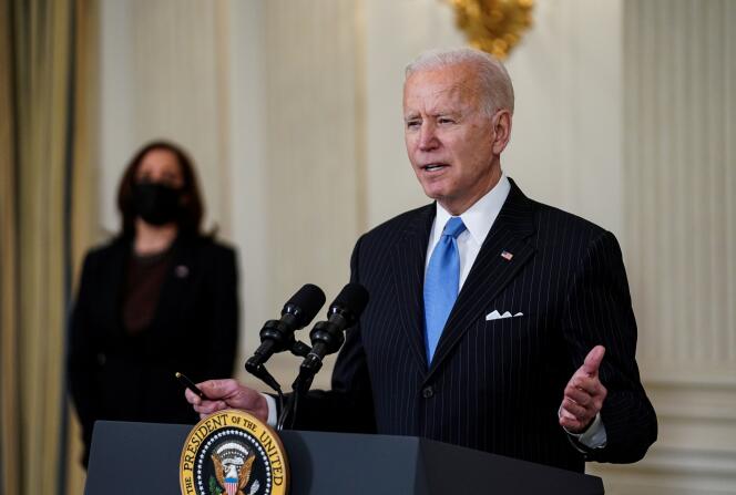 Le président Joe Biden, le 2 mars à la Maison Blanche.